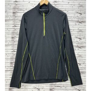 Icebreaker Merino GT 1/4 Zip Men's Medium Wool Blend Pullover Base Layer Shirt